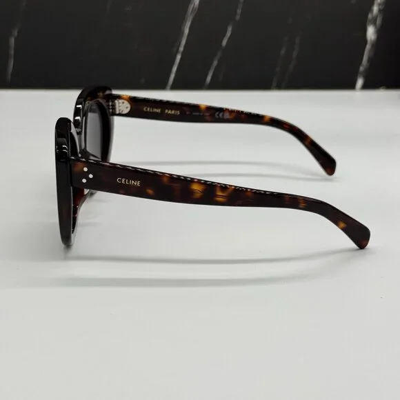NEW CELINE CL40295F 52A HAVANA GRAY WOMEN SUNGLASSES CELINE